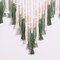 Large Macrame Wall Hanging Boho Wall decor, Large Tapestry Tassel Wall Hanging with Wood Beads,Wall art Decor for Bedroom Living Room, 43" W x 30" H (Green-triangle)